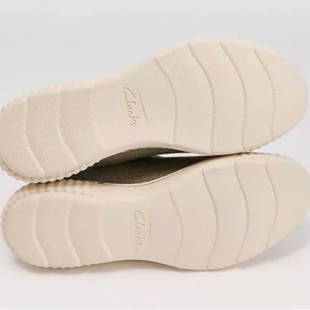 Clarks Collection Lace-Up Sneakers Caroline Echo Natural 9 Medium - Picture 3 of 4